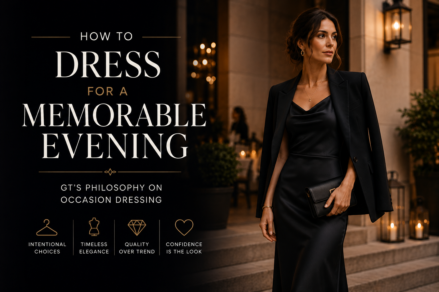 How to Dress for a Memorable Evening: GT's Philosophy on Occasion Dressing