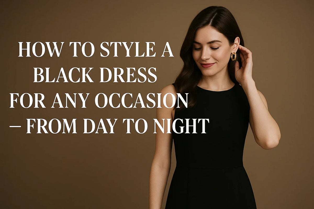 How to Style a Black Dress for Any Occasion: Day to Night Outfit Guide