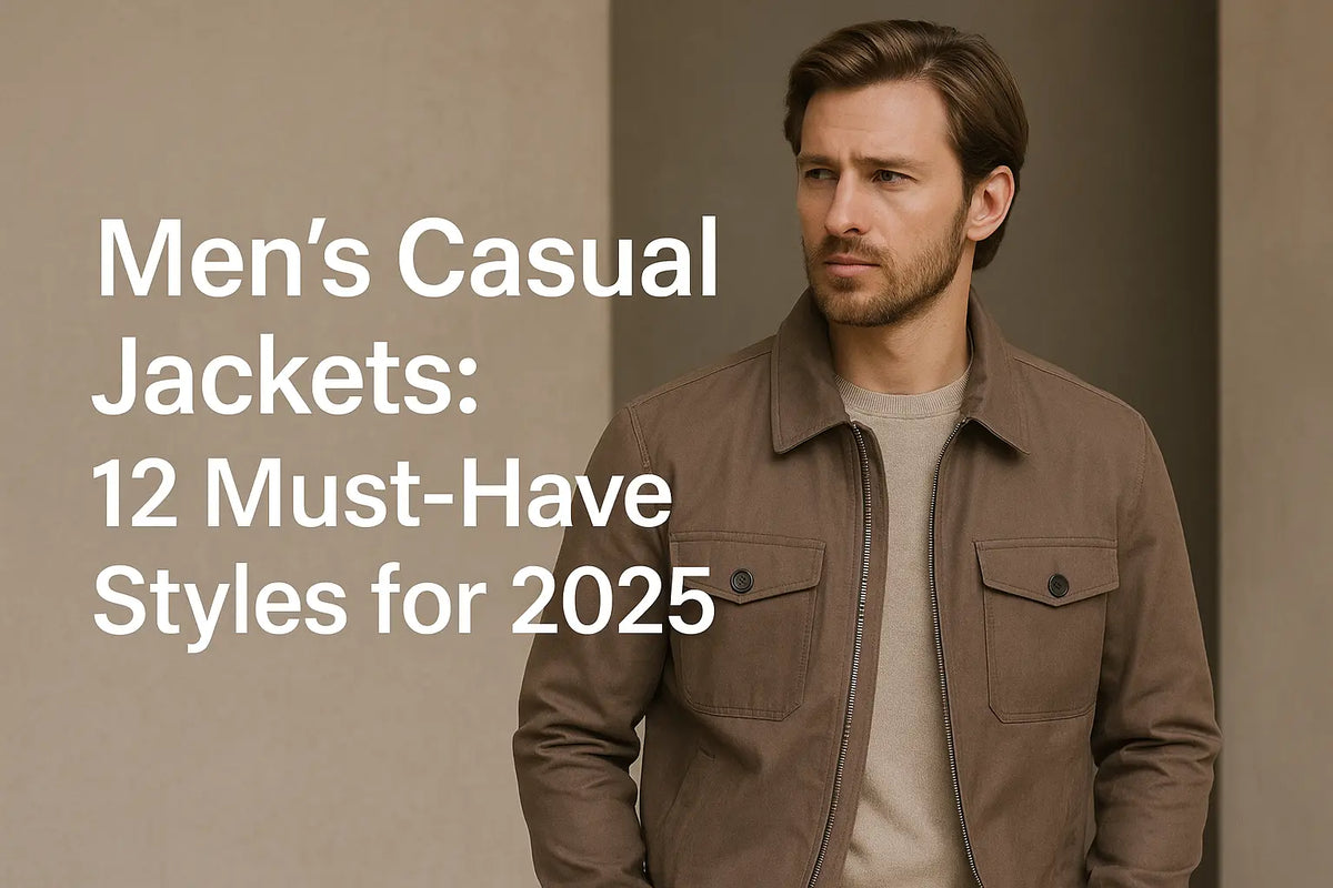 Jacket Style Body 12 Men's Casual Jacket Styles to Know: Complete 2026 Guide – THE GT ATELIER