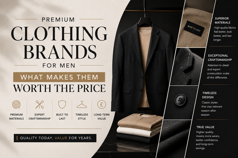 Premium Clothing Brands for Men: What Makes Them Worth the Price