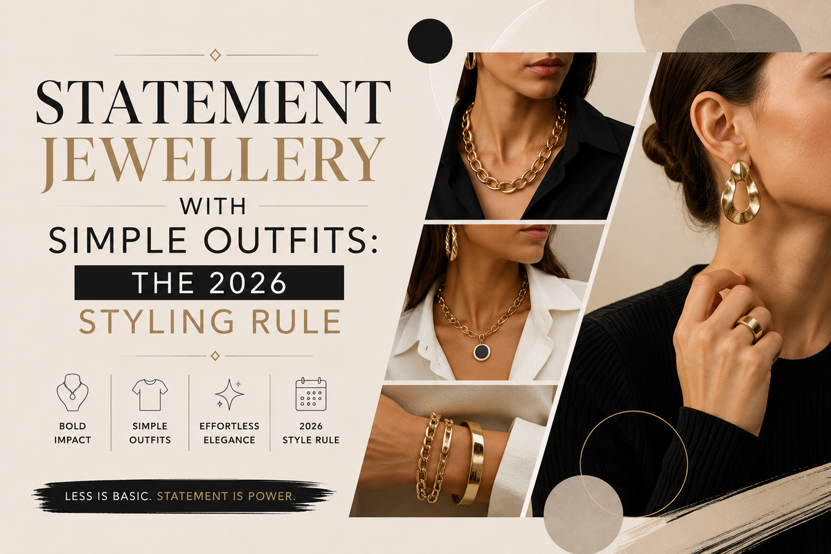 Statement Jewellery with Simple Outfits: The 2026 Styling Rule