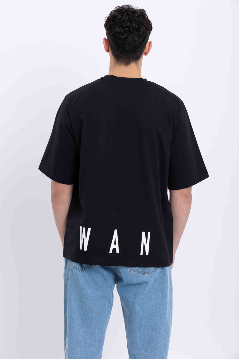 WAGWAN T-Shirt for Men | Classic Black Tee Style