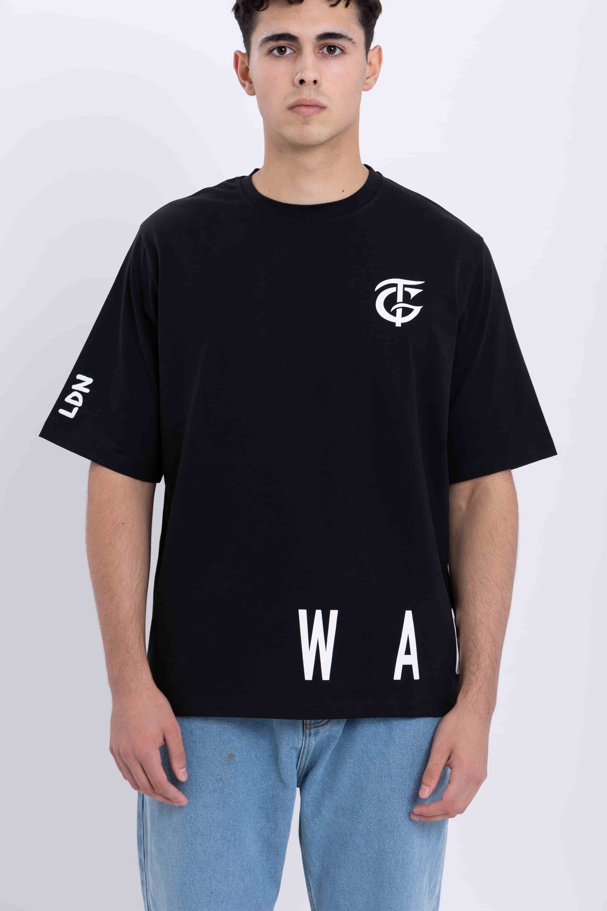 WAGWAN T-Shirt for Men | Classic Black Tee Style