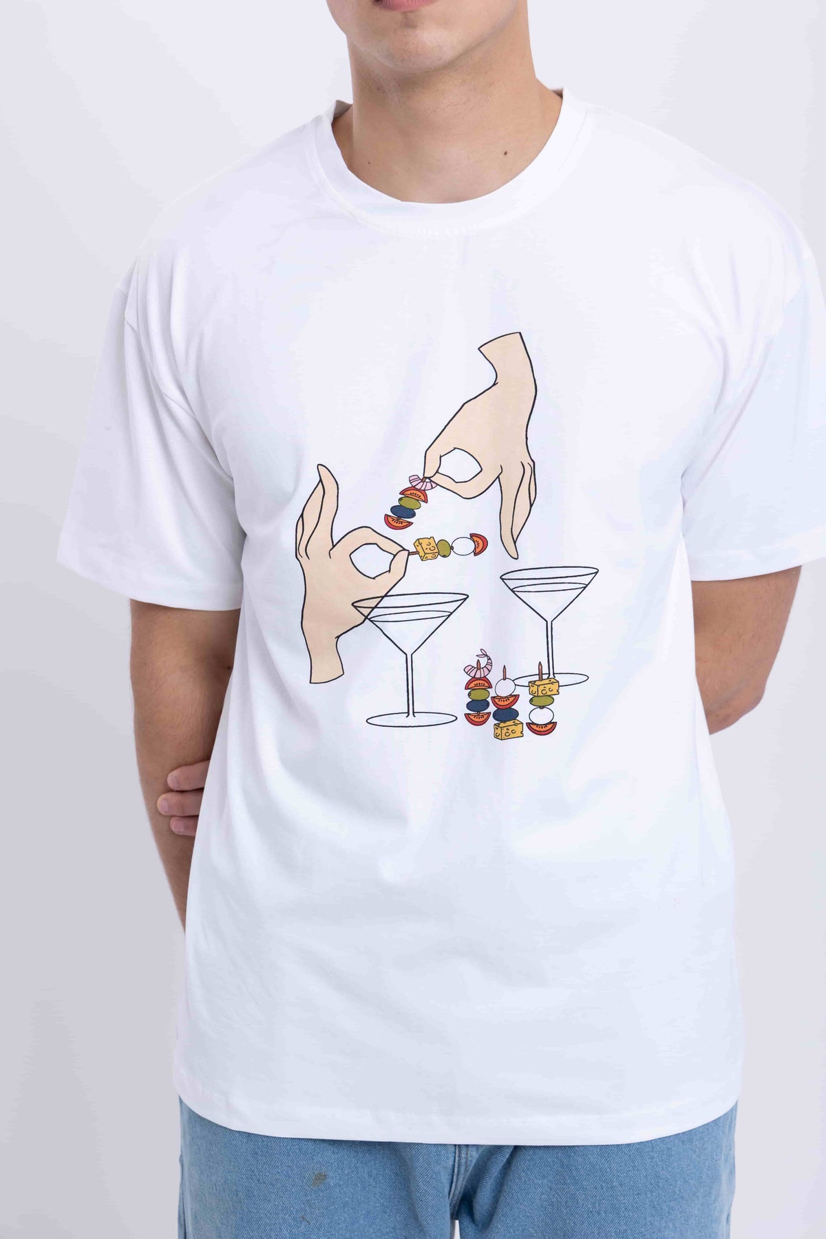 Mixed Feelings T-Shirt for Men | Casual White Tee Style