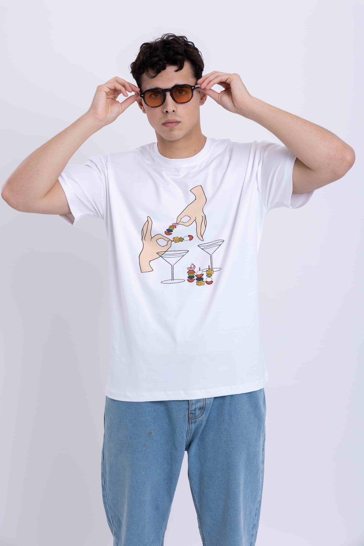 Mixed Feelings T-Shirt for Men | Casual White Tee Style