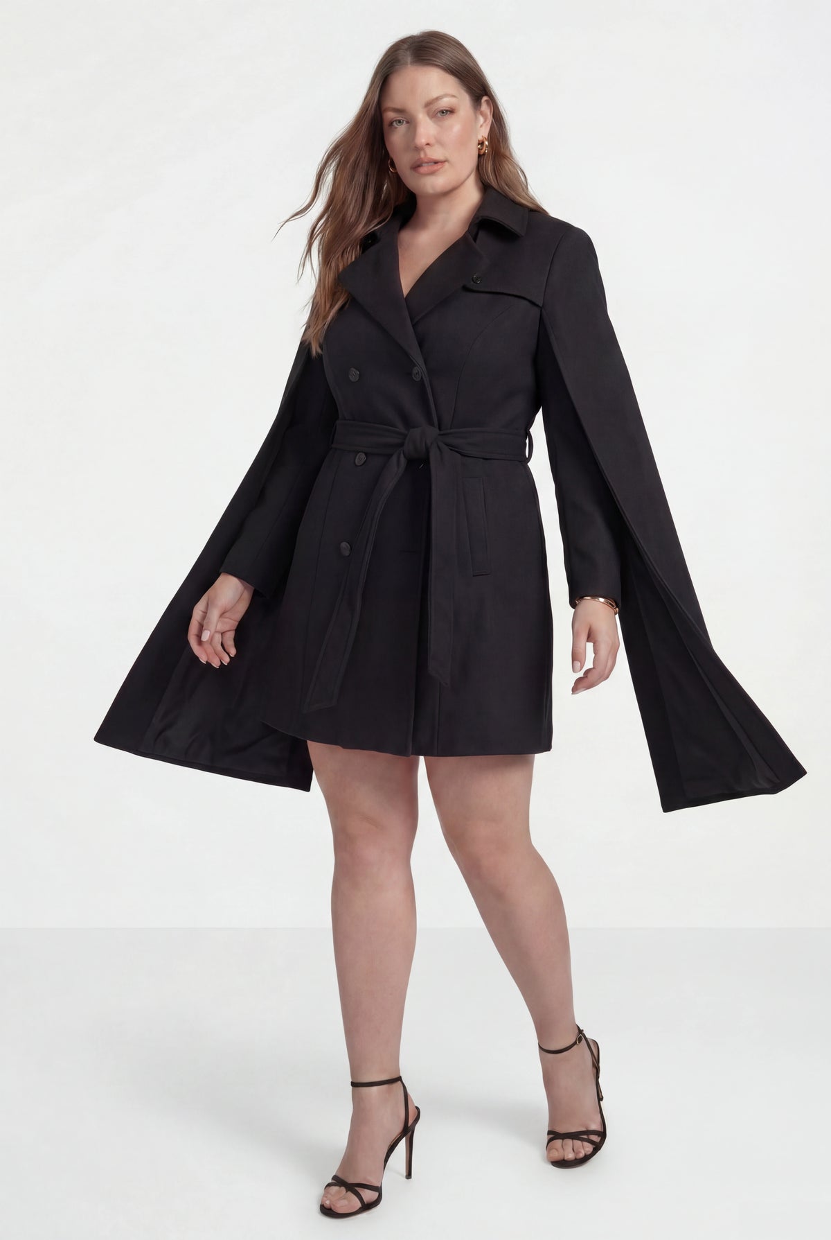 Long Black Trench Coat