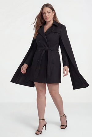 Long Black Trench Coat