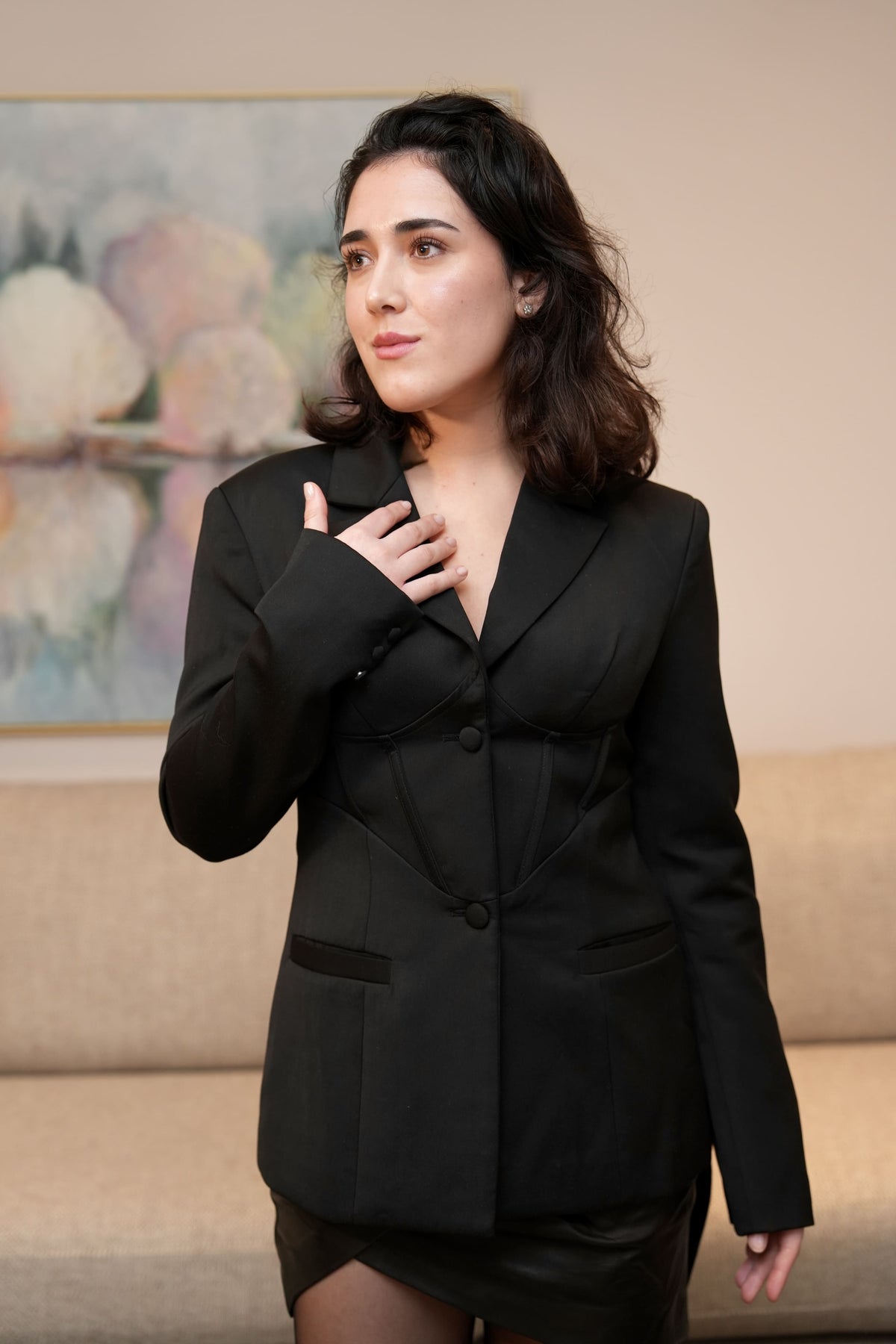 Black Corset Fit - Women Blazers | Ladies Blazer Online