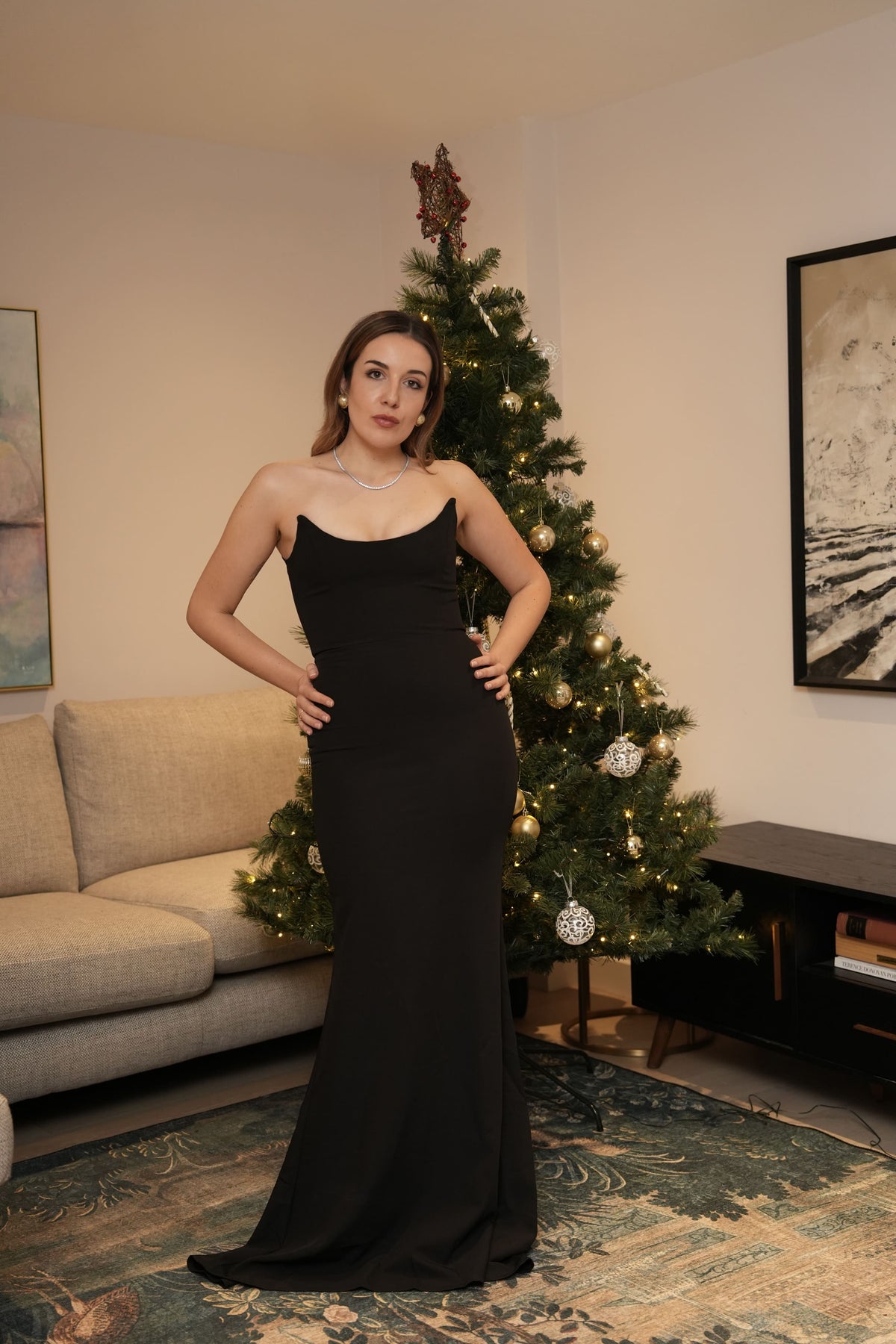 Sweetheart Neckline Maxi Dress – Noirette