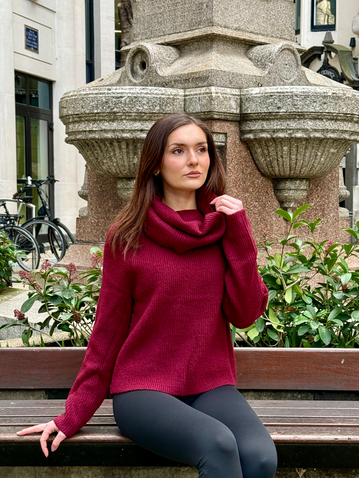 Cozy Turtleneck Knit Sweater for Women