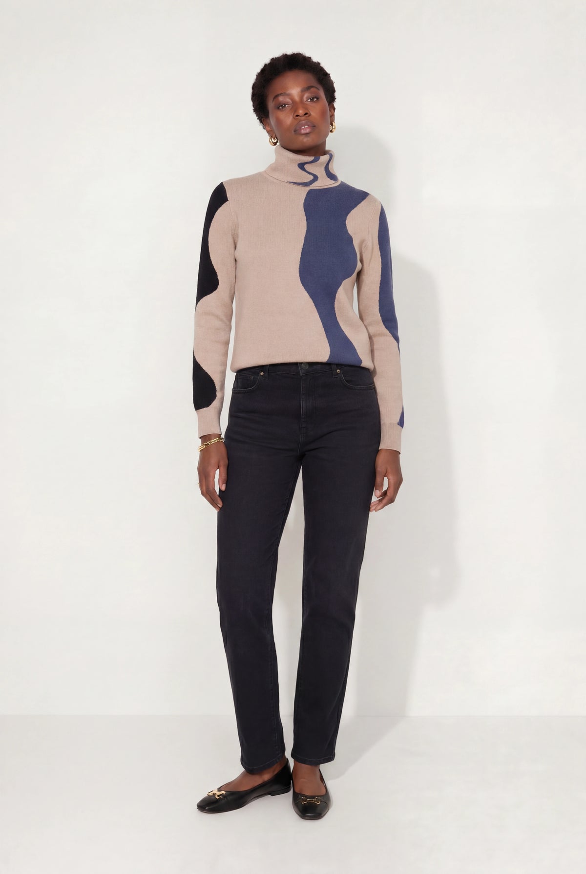 Turtleneck Winter Knitwear for Women - Cozy High Neck Warm Sweater - Elegant Turtleneck Winter Knitwear