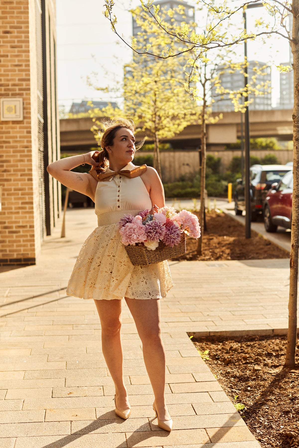 Chérie – Mini Dress for Women | Bow Detail Style