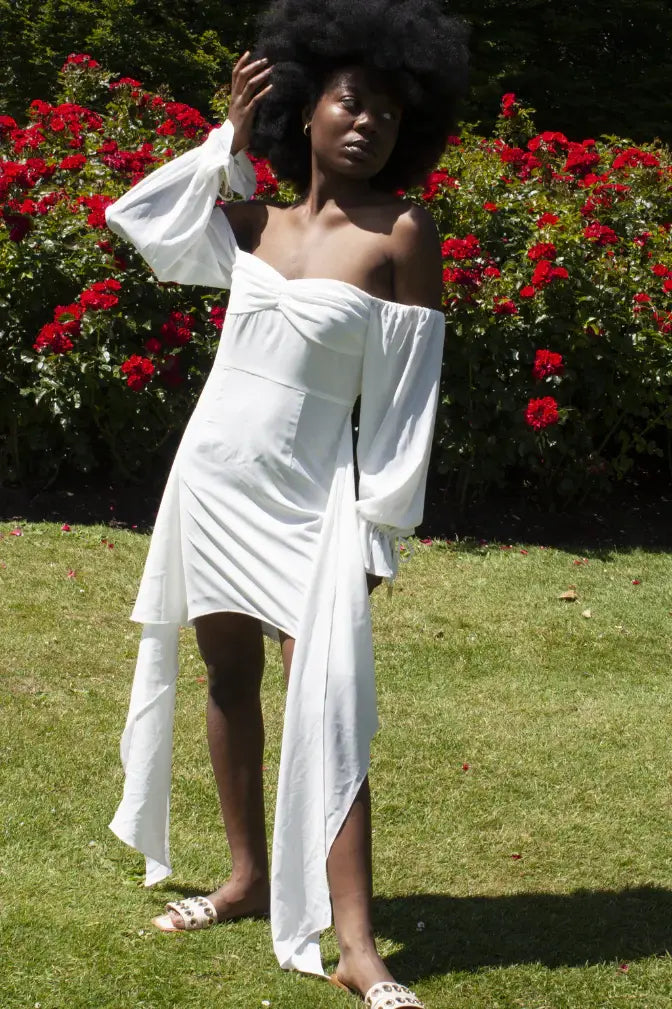 Summer Promise Mini Dress for Women | Fresh White Style