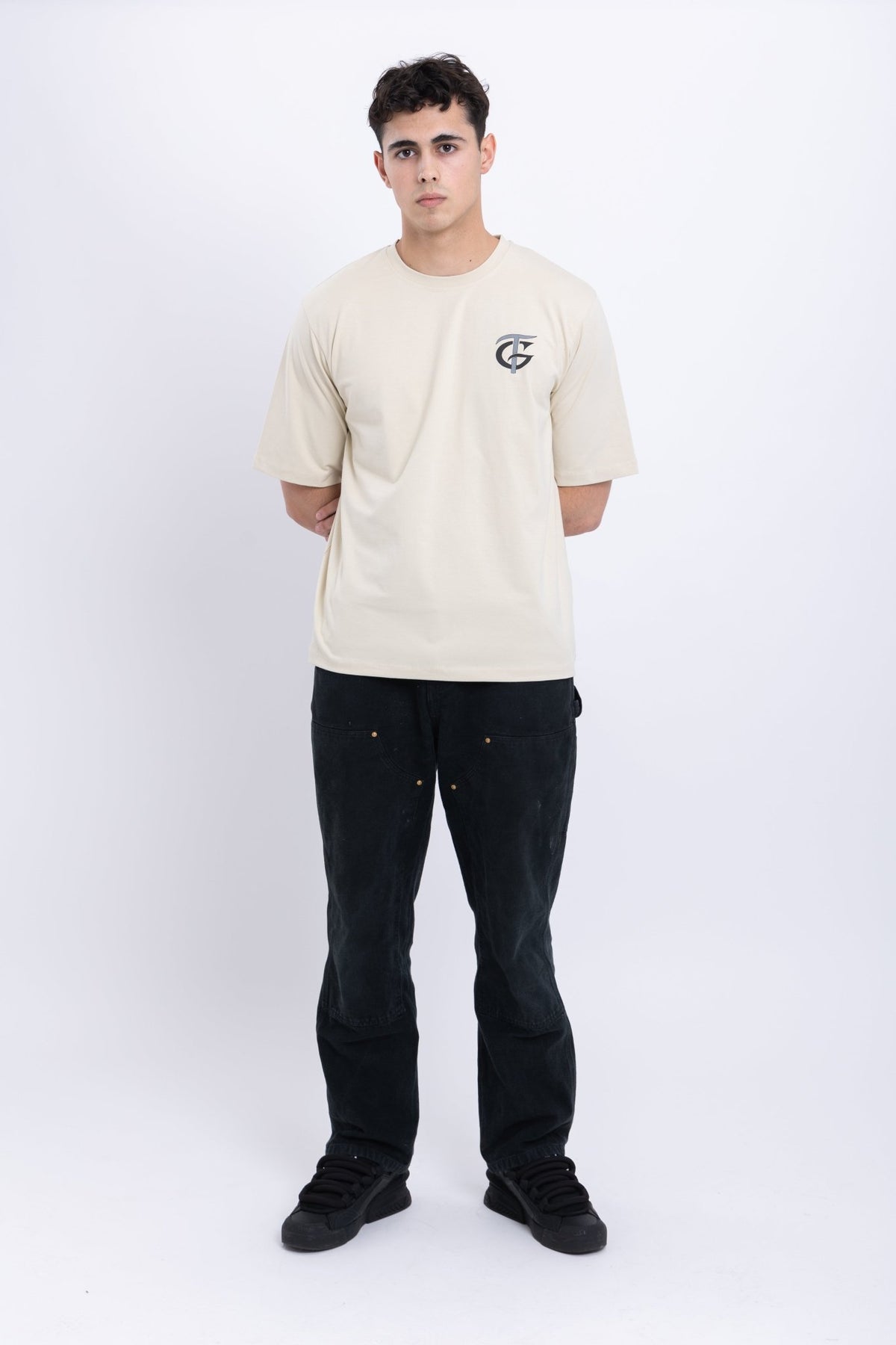 Soil & Soul T-Shirt for Men | Beige Casual Tee Style