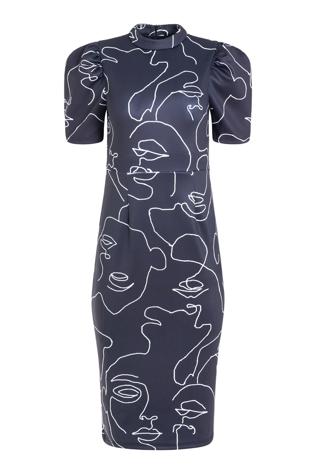 Printed Midi Dress