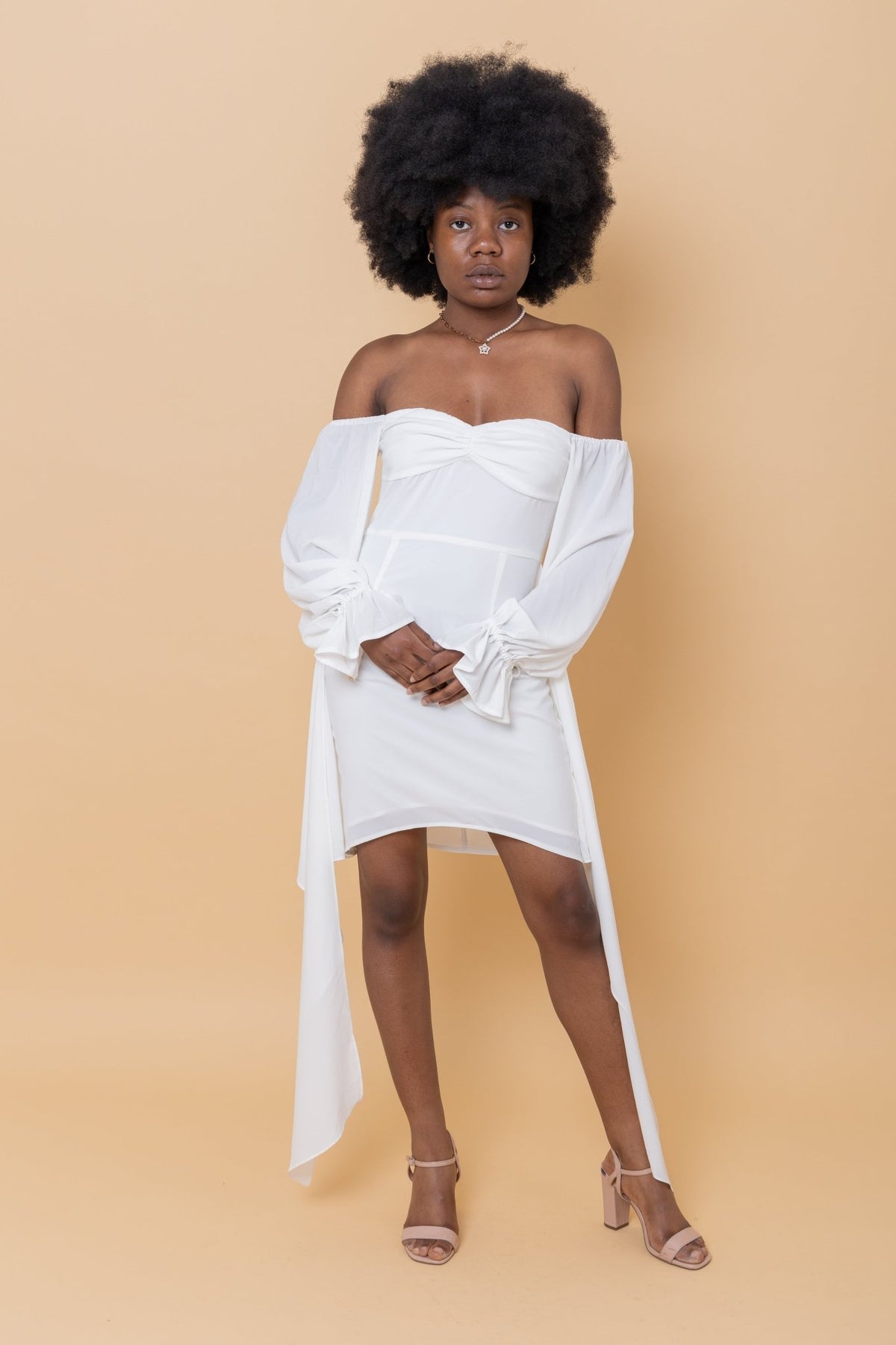 Summer Promise Mini Dress for Women | Fresh White Style